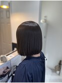 ぱっつんボブ