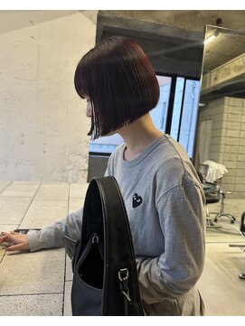 ライトリーク(LIGHT LEAK) レッドブラウンボブ