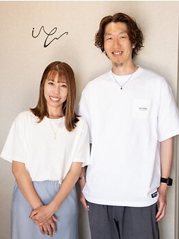 フィル(FiL)の写真/大型店が苦手な方にも！夫婦2人のプライベートSalon☆大人女性に嬉しいオーガニックメニューも充実♪