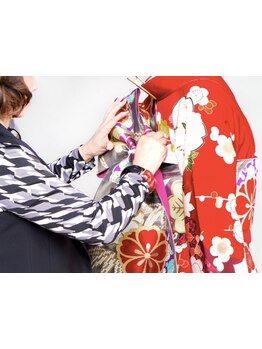 着物専門店ならではのスピーディ＆ハイクオリティな仕上がり！【銀座/着付けレンタル】