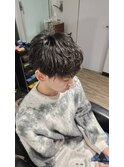 波巻きシャドウパーマ