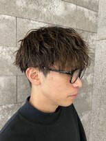 ニアウ 伊勢崎連取店(Niau)&nbsp;メンズマッシュツイストスパイラルパーマメンズパーマ