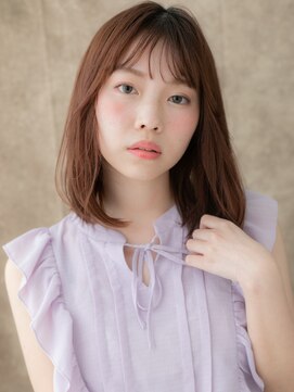 カバーヘア ブリス 戸田公園西口店(COVER HAIR bliss) スモーキーブラウン前下がりエアーストレートX戸田公園20代30代