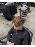 ツイストスパイラルブラウンカラー