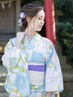 【TEL予約のみ】☆浴衣2点ｓｅｔ☆￥7700【ネット予約はご遠慮下さい】