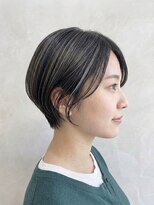 アース 天満橋店(HAIR & MAKE EARTH)&nbsp;白髪染めハイライト×ひし形シルエット◎30代40代小顔くびれ