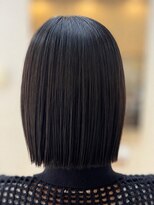 ヘアアンドフェイス マリィファースト(Hair&Face Marry First)&nbsp;酸性ストレート  ミニボブ 切りっぱなしボブ