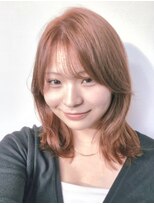 サン(Sun.)&nbsp;【こなれ大人可愛い】ピンクベージュくびれミディ