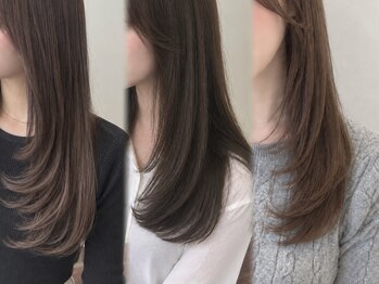 ネオリーブシェリエ 浅草店(Neolive cherie)の写真/顔周りのに合わせカットが得意なサロン♪骨格に合わせて小顔み見えするスタイルをご提案！