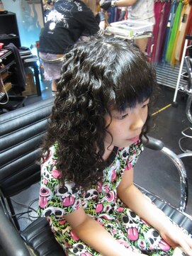 トリックストア(TRICK STORE) キッズパーマ　大きめのツイストスパイラル