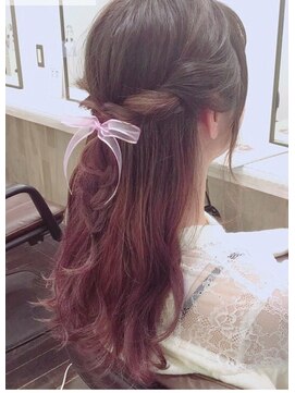 リコモ(Likkle More) ピンクバイオレット　担当駒目　【十条　美容室　リコモ】