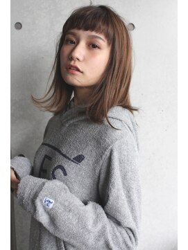 エヌ(N) N/92co. オン眉×外ハネセミディ