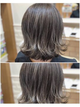 ナオシ トレス 富雄店(nao*c tres) 【奈良/富雄nao*c】くびれシルエット☆小顔前下がり外ハネボブ