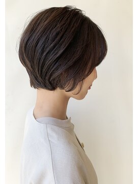 モリオ フロム ロンドン サッポロファクトリー店(morio FROM LONDON) 【morio札幌】ふんわり大人かわいい黒髪ショートボブ毛先パーマ