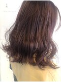 【岡元担当 お客様snap】透明感☆ショコラピンク☆