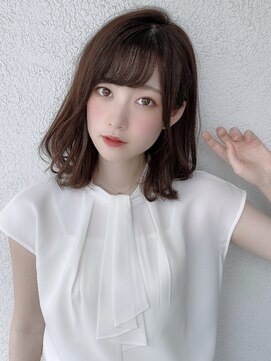 ローラン(ROULAND) 【ROULAND石川】外ハネミディアム耳かけモテヘア