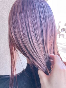 ヘアーアンドアトリエ マール(Hair&Atelier Marl) 【Marl】ブリーチ×ピンクバイオレットカラー