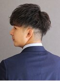 【ポルテオム】ツイストスパイラルパーマビジカジツーブロック