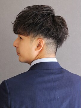 ポルテオム(PORTE HOMME) 【ポルテオム】ツイストスパイラルパーマビジカジツーブロック