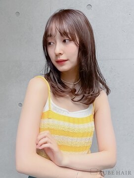 オーブ ヘアー ミミ 広島庚午店(AUBE HAIR mimi) 20代・30代_抜け感ミディアム