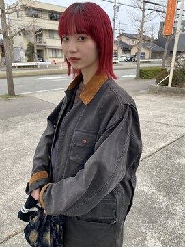 ヘアー バトン(hair vaton) チェリーレッドカラー