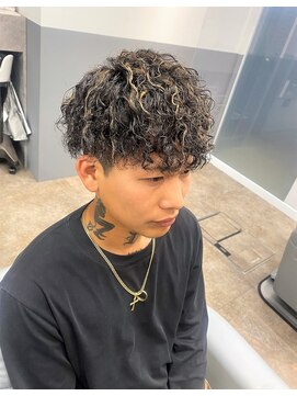 ノイセル 西本町(Noisyle) 無造作スパイラルパーマ×ハイライトカラー×カーリーパーマ