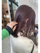 リコ ヘアアンドリラクゼーション(LICO HAIR&RELAXATION) LICO 暖色カラー カシスピンク