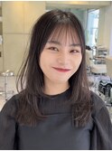 (レイヤーカット/韓国ヘア/前髪/縮毛矯正/小顔/髪質改善)
