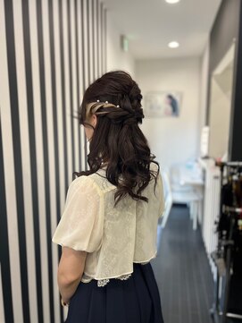 フーバ(FUUBA) イベントシーズンのヘアセット