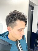 アシンメトリー/スパイラルパーマ〈銀座〉理容室