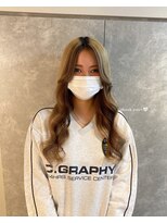 ガルボヘアー 名古屋栄店(garbo hair)&nbsp;#名古屋#栄#プルエクステ#ハイトーン#インナーカラー#ロング