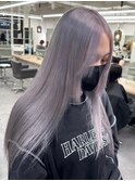 9869ニュアンスカラーシルバーアッシュハイトーンカラー韓国ヘア