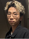 メンズブリーチパーマスパイラルパーマケアパーマ