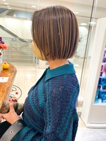 モリオ フロム ロンドン サッポロファクトリー店(morio FROM LONDON) 【morio】札幌ボブ ぱつっと切りっぱなしボブ