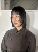 ボブ×顔まわり