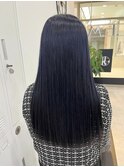 ツヤサラストレート ブルージュカラー