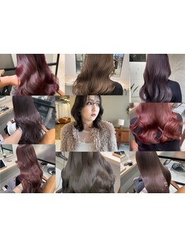 「カラーを楽しみたいけどブリーチは嫌…」そんな方に上品で艶やかに仕上げる≪ブリーチなしダブルカラー≫