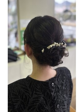 キハラ KIHARA 和泉中央店 ★結婚式おセット×アレンジシニヨン