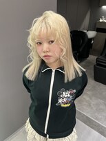 ロテ 名古屋 名駅店(Lote.)&nbsp;イメチェン/ホワイトブロンド/外ハネボブ/美髪/名駅