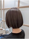 ショートカット/透明感カラー/ショコラブラウン