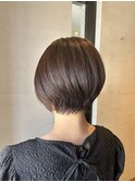 丸みショート/ショートボブ/前髪あり