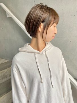 美容室カードル 新小岩店(Cadre) ショートボブ/透明感カラー