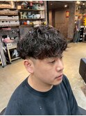 メンズカットパーマ/ニュアンスパーマ/フェザーパーマ[北千住]