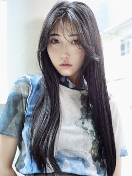 エムスラッシュ ストリートマーケット スマートサロン センター北(M.SLASH) 2wayバング/アッシュブラック/艶ストレート/小顔/センター北