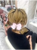 ガーリースタイル/心斎橋/ヘアメ/セットサロン