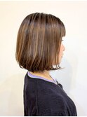 【粋lima銀座店】ショートボブ/デザインカット/透明感/艶髪/艶感