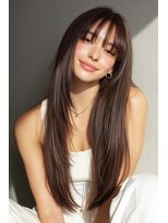ロッソ ヘアアンドスパ 獨協大学前店(Rosso Hair&SPA)&nbsp;顔周りレイヤーロング