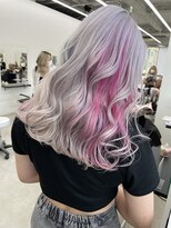 エゴル ナゴヤサカエ(ENGOL NAGOYA SAKAE)&nbsp;坂野貴哉/ホワイトピンク/デザインカラー／ハイトーンカラー