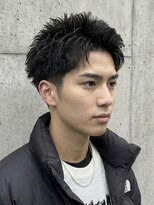 ヘッドストック(HEAD STOCK)&nbsp;スパイキーショートパーマアクティブショートメンズパーマカラー