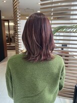 ラ シェンテ 宝塚(La Sente)&nbsp;レイヤースタイル×ピンクブラウン